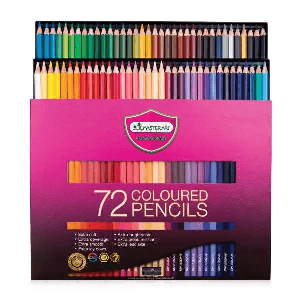 สีไม้หัวเดียว Master art 72 สี 8851907273200_1